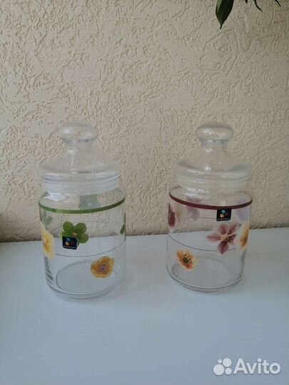 Банка для сыпучих продуктов 2 шт luminarc