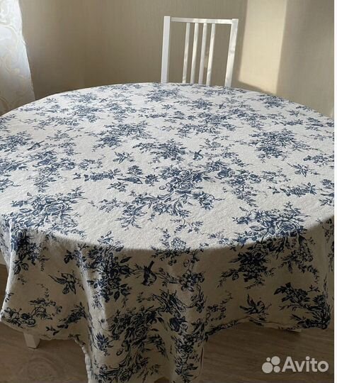 Скатерть лен хлопок 150 150