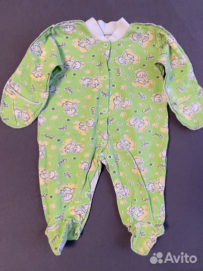 Вещи (Боди, распашонки) для новорожденного пакетом