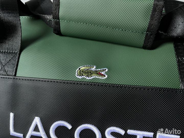 Сумка дорожная lacoste зеленая