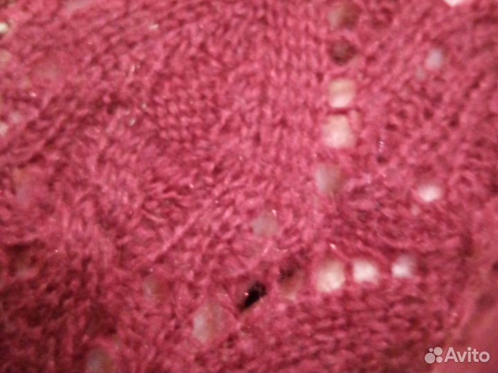 Джемпер oodji паутинка вишневый