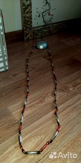 Бусы стеклярус винтаж СССР