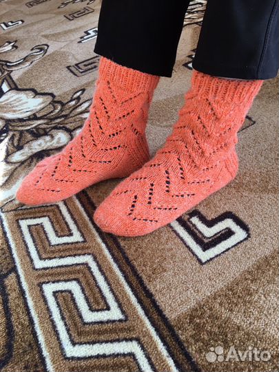 Носки женские вязаные ручной работы