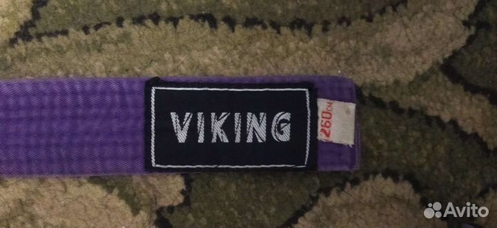 Пояс для кимоно фиолетовый