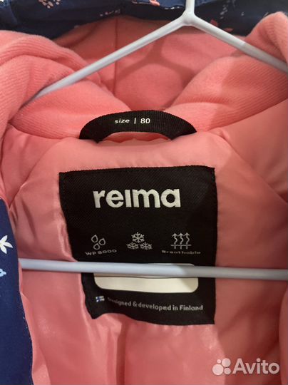 Зимний комбинезон reima для девочки 80-86
