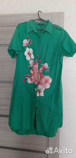 Платье рубашка 50