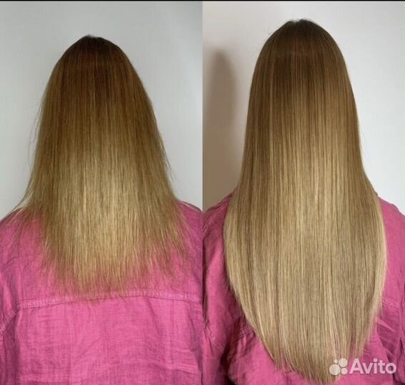 Наращивание волос модель