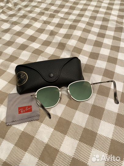 Очки Ray Ban hexagonal blaze зеленые оригинал