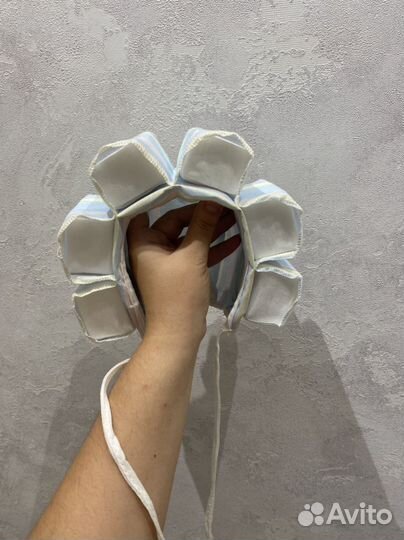 Шапочка для купания младенцев голубая