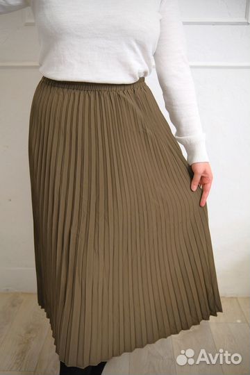 Юбка плиссе миди