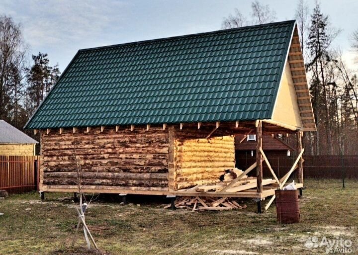 Сруб бани 6х6+3 с доставкой