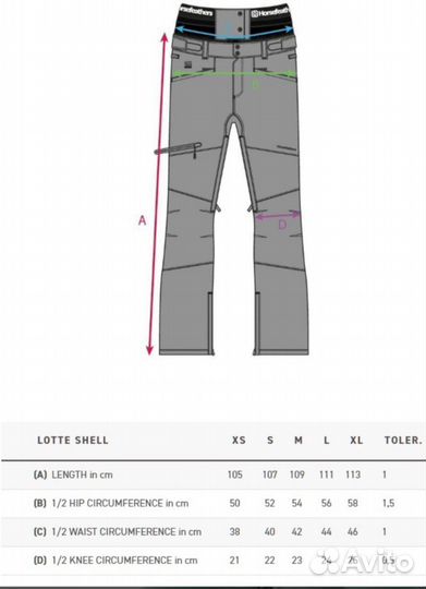 Штаны женские сноуборд Horsefeathers
