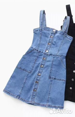 Джинсовый сарафан