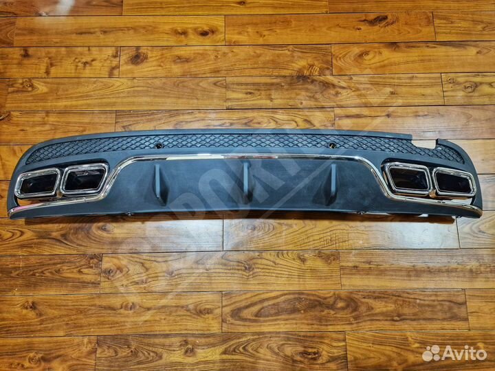 Диффузор с насадками Mercedes C63 AMG W205