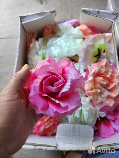 Коробка цветов/микс для цветочной стены - 135шт