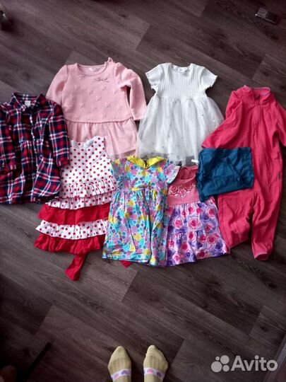 Вещи пакетом на девочку 86, 92