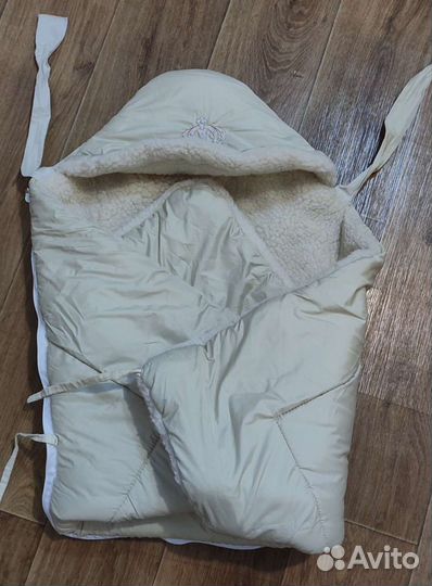 Конверт одеяло на выписку зима