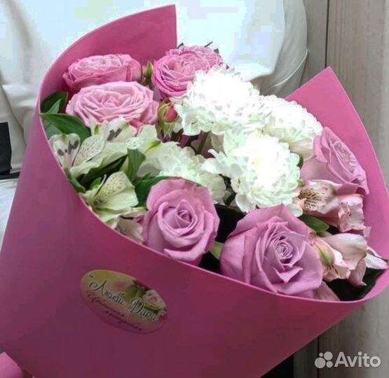 Букет цветов Хризантема Роза Доставка Самовы