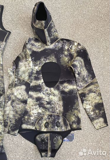 Гидрокостюм для подводной охоты 3мм, р-р XL(54-56)