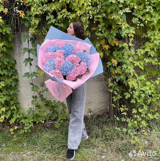 Букет цветов Гортензия