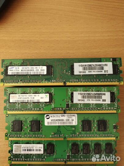 Оперативная память DDR2, DDR