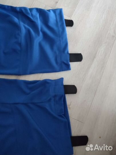 Гамаши хоккейные синие