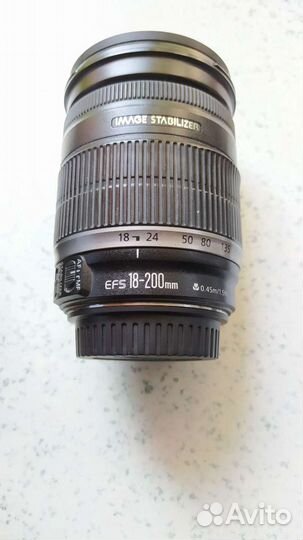 Объектив Canon ef-s 18-200mm f 3.5-5.6