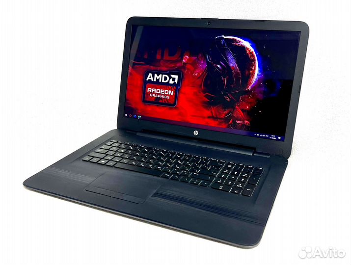 Мощны HP/4 ядра/17FullHD/SSD+1Tb/Две видеокарты