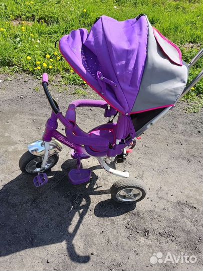 Детский велосипед с ручкой