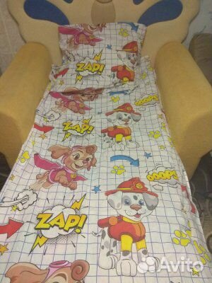Постельное белье в детскую кроватку, новое