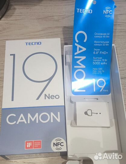 TECNO Camon 19 Neo, 6/128 ГБ