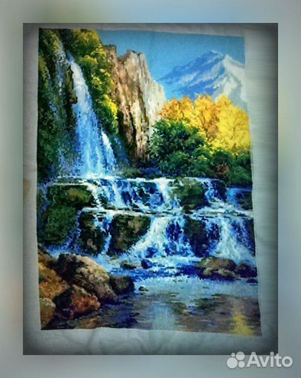 Картина вышитая крестом