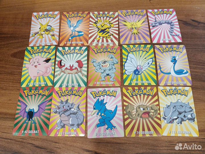 Наклейки, закладки, календари, открытки Покемон