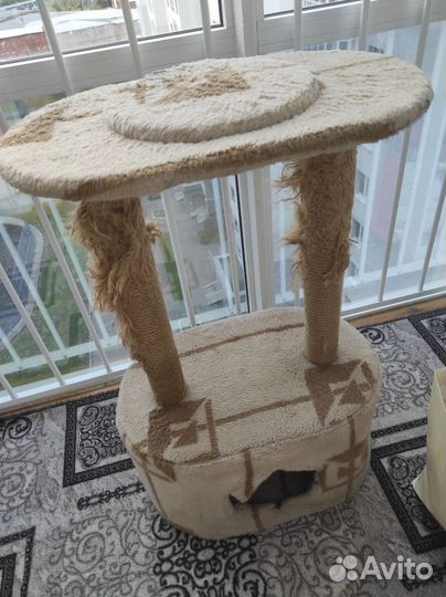 Когтеточка домик для кошки