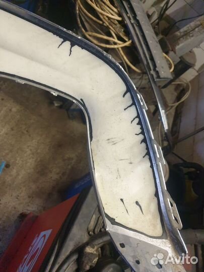 Юбка бампера задняя Mercedes Gla X156 2014-2017