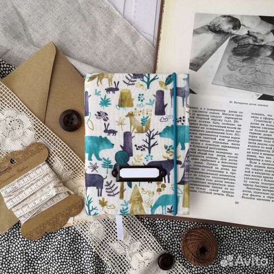 Блокнот ручной работы, скетчбук