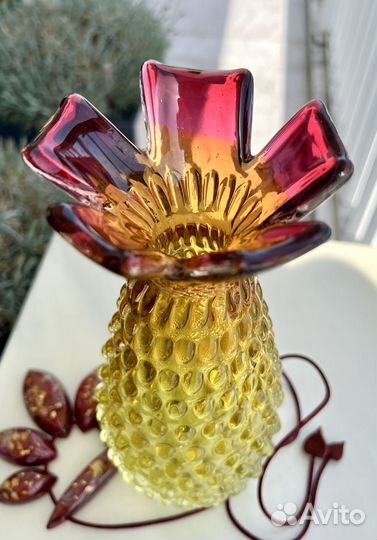 Винтажная ваза Ананас. Франтишек Куделка