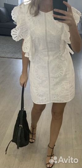 Платье летнее белое Zara