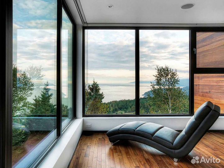 Ремонт окон, стеклопакет Эконом RAL7462