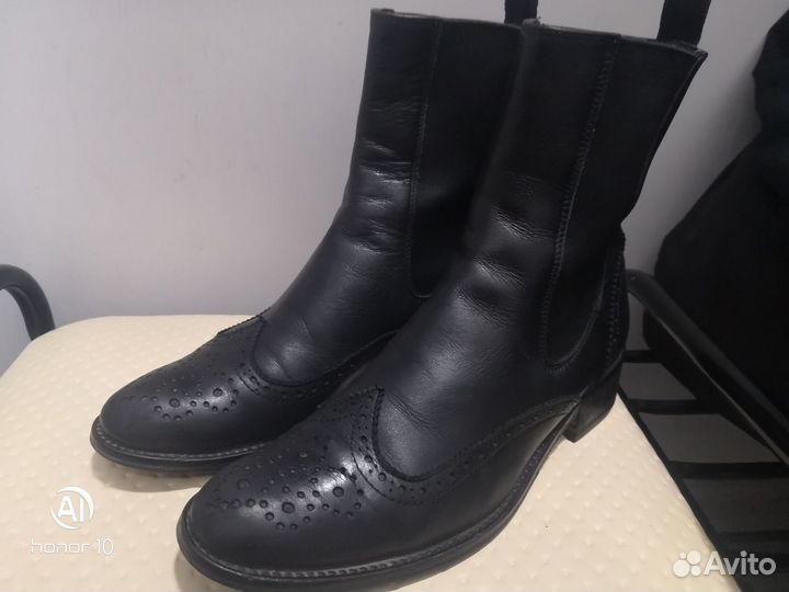 Кожаные ботинки pollini