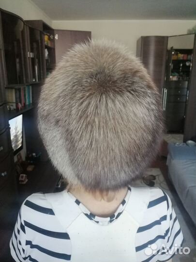 Шапка женская чернобурка