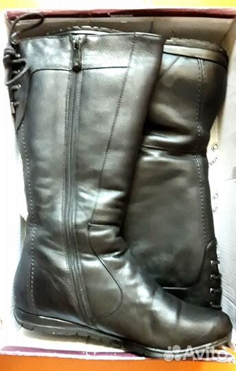 Сапоги женские, зима/натуральная кожа, р.36/евр.38