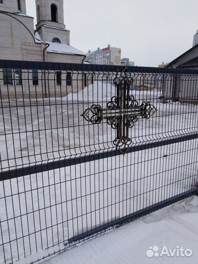 Забор 3Д, 3д панель, Сетка 3D секция забора