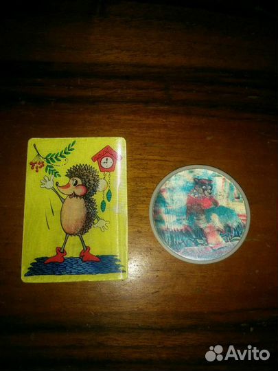 Календарики маленькие, открытки, значки, СССР