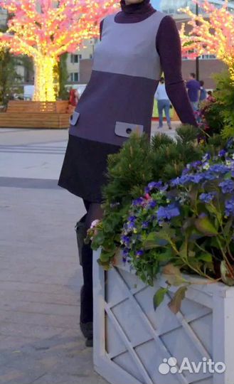 Сарафан-платье повседневный 46 размер