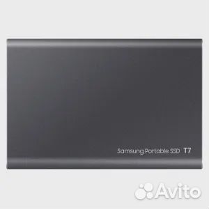 Внешний диск SSD Samsung T7, 2тб, серый