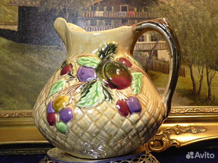 Кувшин.Фруктовый.Старинный.Shorter & Sons.Керамика