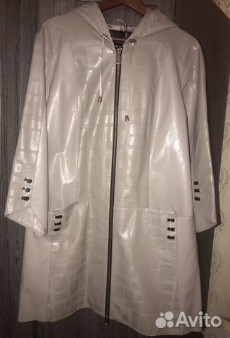 Кожаный женский плащ ruiyi collection (Турция)