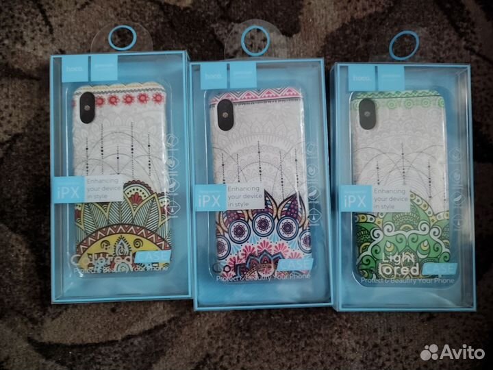 Чехлы силиконовые для айфон Х