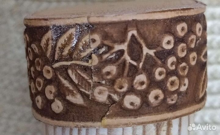 Набор для специй и салфетница из бересты